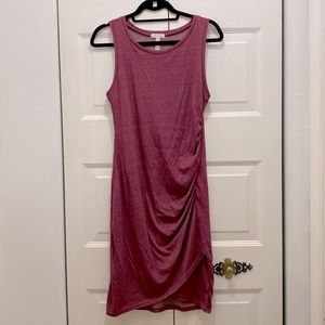 LEITH Ruched Body-Con Sleeveless Dress